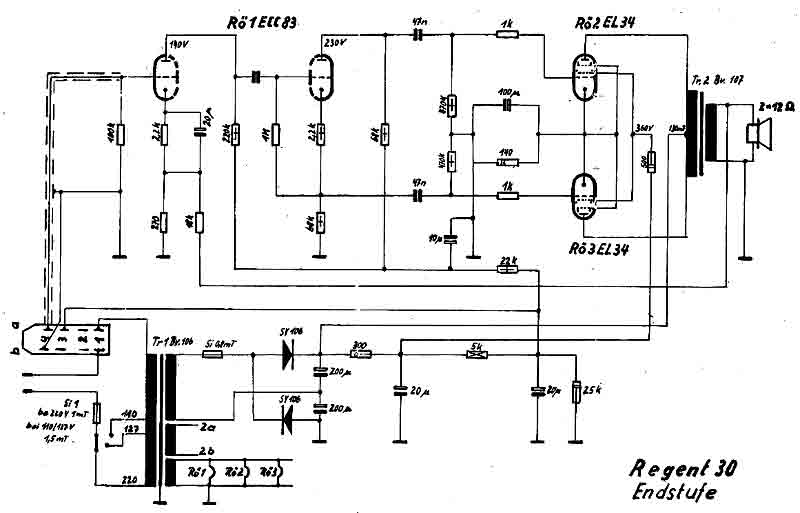 Схема усилителя mono-25 Схема усилителя mono-25